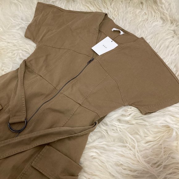 A.L.C. V-Neck Mini Dress - Picture 7 of 12